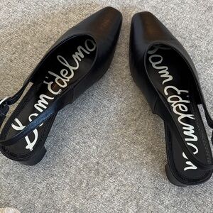 Sam Edelman Black Slingback Heels